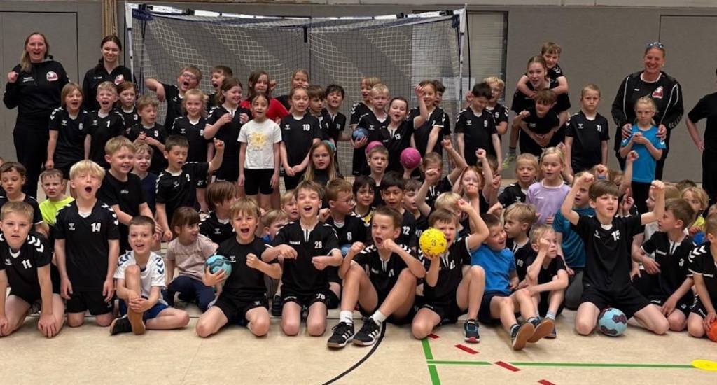 Viele Kinder an den Handball herangeführt